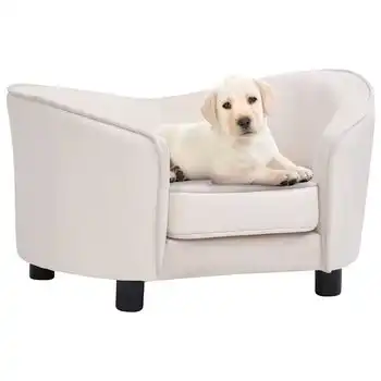 Vidaxl sofá grueso acolchado crema para perros - VIDAXL - Comparador de precios