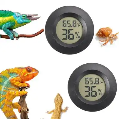 ZooVenture Termómetro para reptiles: humedad, 10 s, precisión ±1 °C - Negro - Zooventure - Comparador de precios