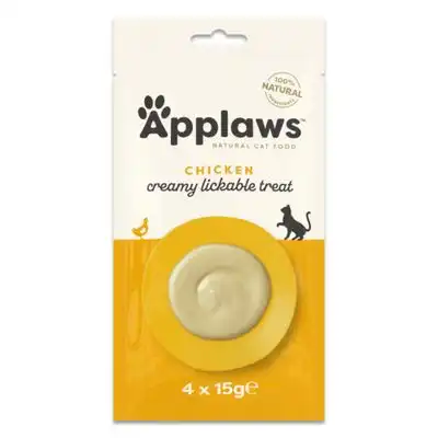 Applaws Puré snack para gatos - 4 x 15 g Pollo - Applaws - Comparador de precios