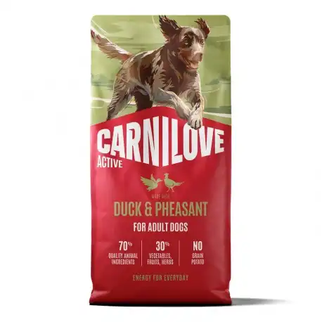 Carnilove Active Duck&Pheasant Pienso para Perros con Pato y Faisán, 4 kg - Carnilove - Comparador de precios