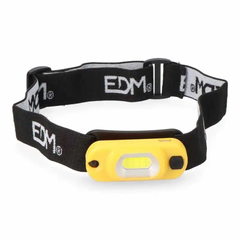 EDM Linterna Frontal LED COB 1W 100lm