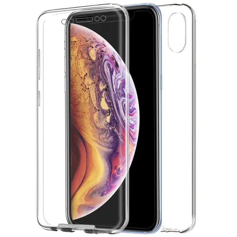 Funda Silicona 3D Transparente para iPhone XS Max