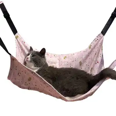 FurryFusion Hamaca para gatos de lona de lino - S: 37*28 cm - Furry Fusion - Comparador de precios