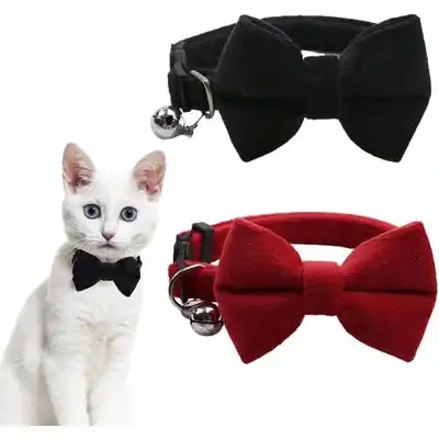UAMLY Collar para gato con cascabel y pajarita - 2 piezas - Uamly - Comparador de precios