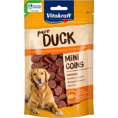 Vitakraft Mini Coins con pato snacks para perros - 80 g - Vitakraft - Comparador de precios