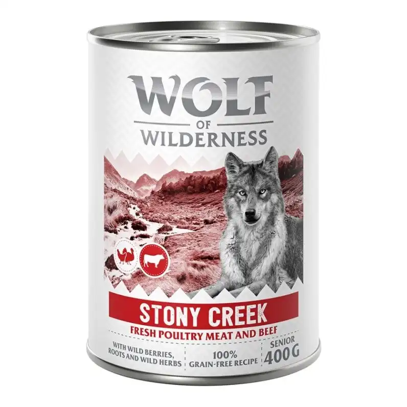 Wolf of Wilderness Expedition Stony Creek 1 x 400 g - Senior - Wolf of Wilderness - Comparador de precios