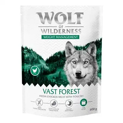 Wolf of Wilderness pienso para perros - Formato de prueba - Weight Management - 400 g (Explore, con pollo) - Wolf of Wilderness - Comparador de precios