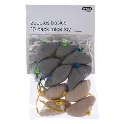 zooplus Basics set de ratones de juguete para gatos - Pack de 10 unidades - Zooplus Basics - Comparador de precios