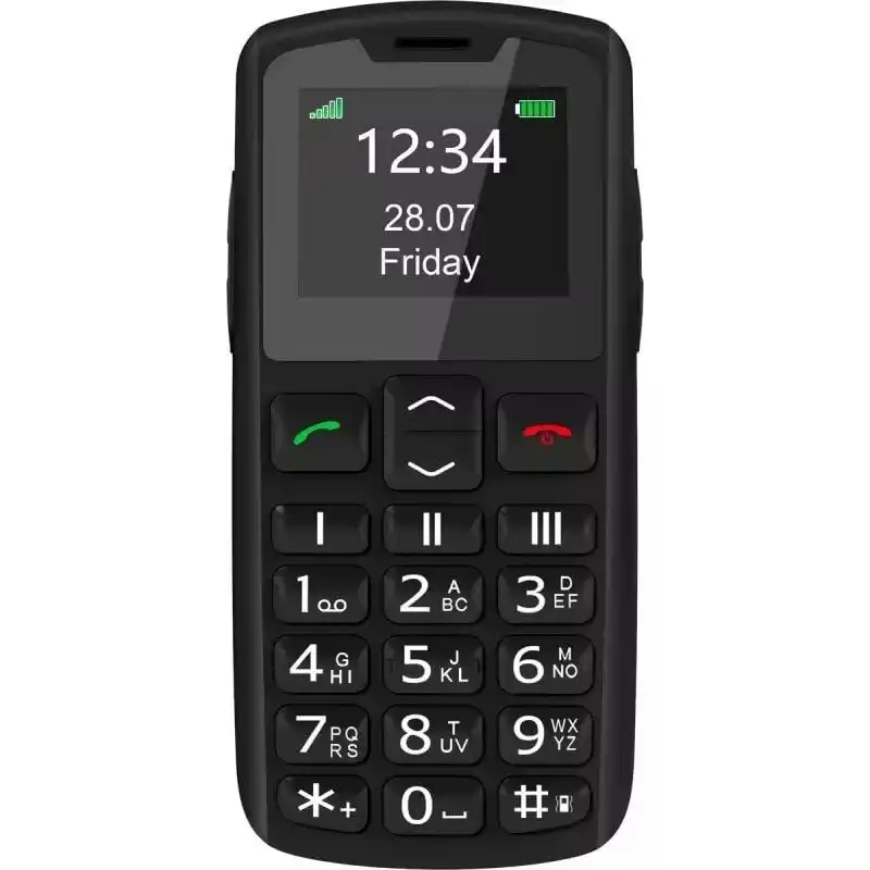 Beafon SL230 Teléfono para Mayores 1.8" Negro