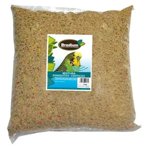 Bradium Bradium Mixtura Periquito-Exotico 4Kg (Grande) 4 KG - Bradium - Comparador de precios