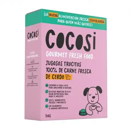 Cocosi Pienso Semihúmedo para Perros Adultos con Cerdo Fresco, 1 Kg - Cocosi - Comparador de precios