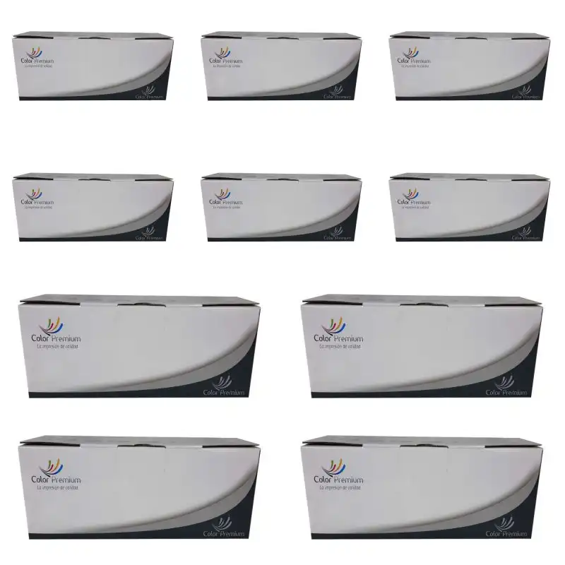 Color Premium Tóner Compatible con HP CF283A Negro Pack 10 Unidades