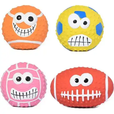 HausPets 4 pelotas chirriantes perros, látex, 2,7 pulgadas, tamaño pequeño - Pelota - HausPets - Comparador de precios