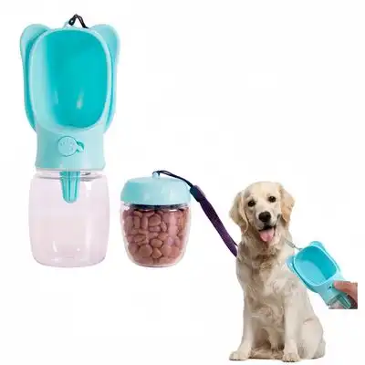 IntiMeg Botella de agua portátil para perros - Azul - IntiMeg - Comparador de precios
