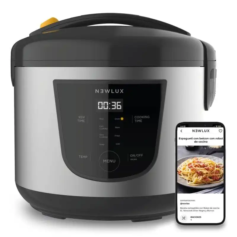 Newlux V50 Robot de Cocina Multifunción 5L 700W Negro