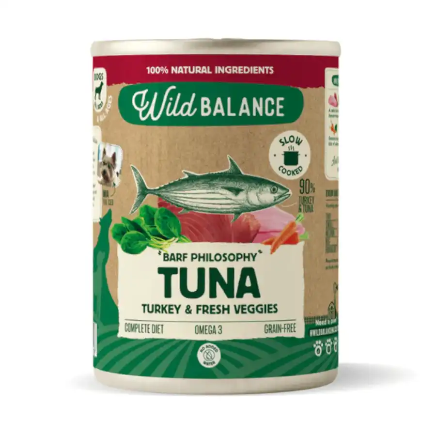 Wild Balance Atún y Pavo lata para perros - 400 g - Wild Balance - Comparador de precios