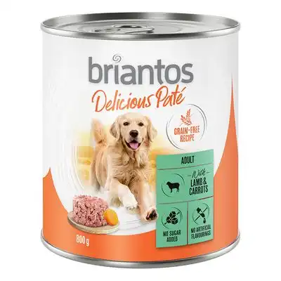 Briantos Delicious Paté 6 x 800 g - Cordero y zanahorias - briantos - Comparador de precios