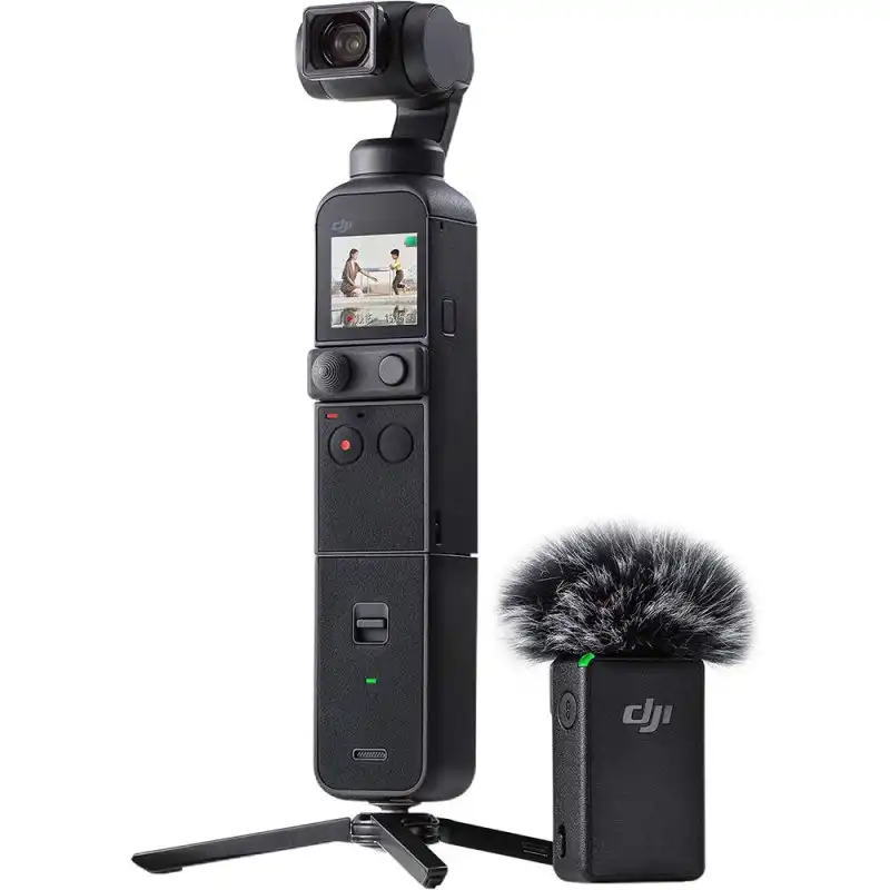 DJI Pocket 2 Combo Cámara Suspendida 4K con Estabilización en 3 Ejes Negra