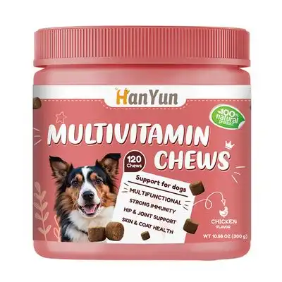 FurryFusion Vitaminas con sabor a pollo para gatos perros, 120 comprimidos - Pato - Furry Fusion - Comparador de precios