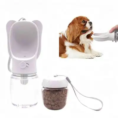 IntiMeg Botella de agua portátil para perros - Blanco - IntiMeg - Comparador de precios