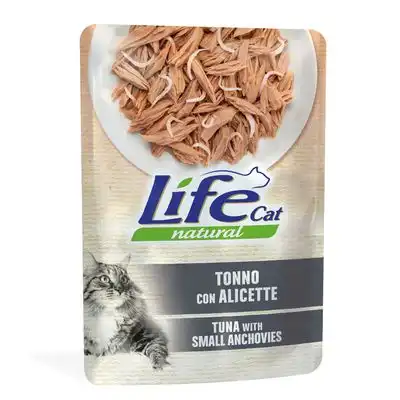 Life Cat Natural Adult 24 x 70 g - Pack Ahorro - Atún con anchoas - Life Cat Natural - Comparador de precios