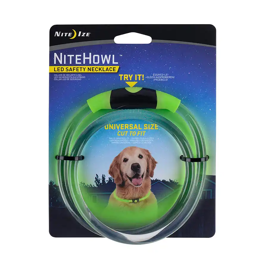 Nite Ize Nite Howl Collar Led Verde para perros