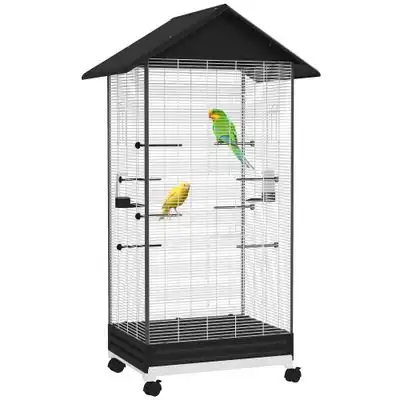 PawHut Jaula para Pájaro - Negro - PawHut - Comparador de precios