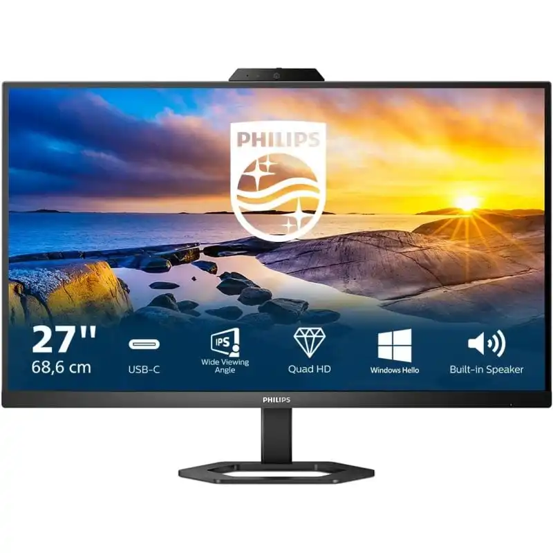 Philips 5000 Series 27E1N5600HE/00 27" LED IPS QHD 75Hz USB-C Webcam