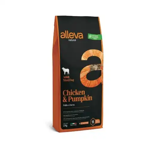 Pienso Alleva Natural Adult Chicken & Pumpkin Maxi sabor Pollo y Calabaza - Alleva Natural - Comparador de precios