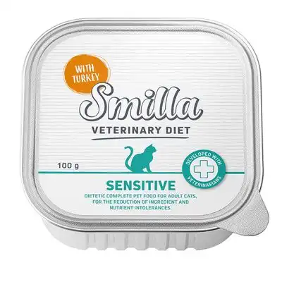 Smilla Veterinary Diet Sensitive con pavo para gatos - 8 x 100 g - Smilla Veterinary Diet - Comparador de precios