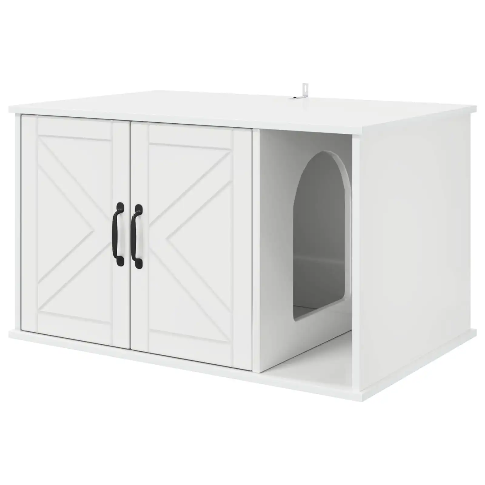 vidaXL Casa para Gatos Brillante 85 x 55 x 50 cm Madera de ingeniería - 85 x 55 x 50,5 cm - VIDAXL - Comparador de precios