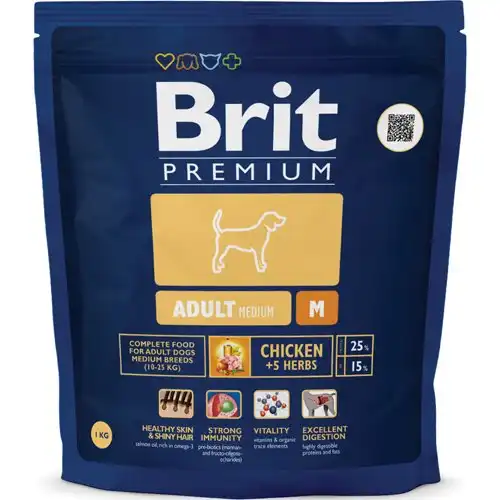 Brit Premium Adult Medium 1 Kg.