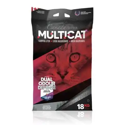 Canada Litter Multicat sin olor arena aglomerante para gatos - 18 kg - Canada Litter - Comparador de precios