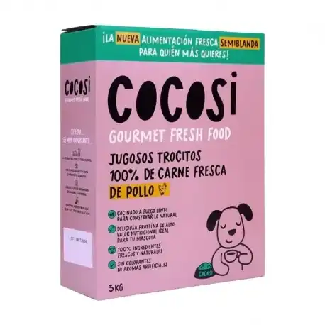 Cocosi Pienso Semihúmedo para Perros Adultos con Pollo Fresco, 1 Kg - Cocosi - Comparador de precios