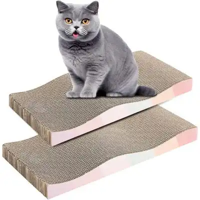 FurryFusion Rascador de doble cara para gatos - 2 piezas - Furry Fusion - Comparador de precios