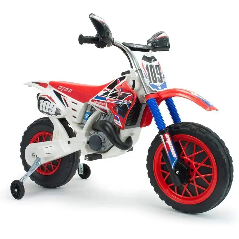 Injusa Moto Eléctrica Motocross CR 6V Roja