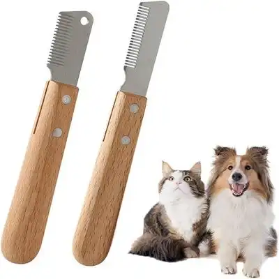 IntiMeg Juego de peines de púas para perros y gatos - juntos - IntiMeg - Comparador de precios