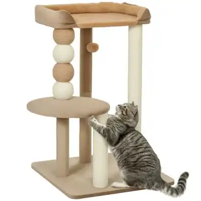 PawHut Árbol para Gato 56x54x86 cm Marrón - 1 Article - PawHut - Comparador de precios