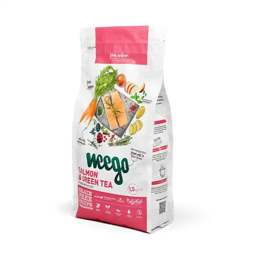 Pienso para Gatos Esterilizados Weego sabor Salmón y Té Verde - Weego - Comparador de precios