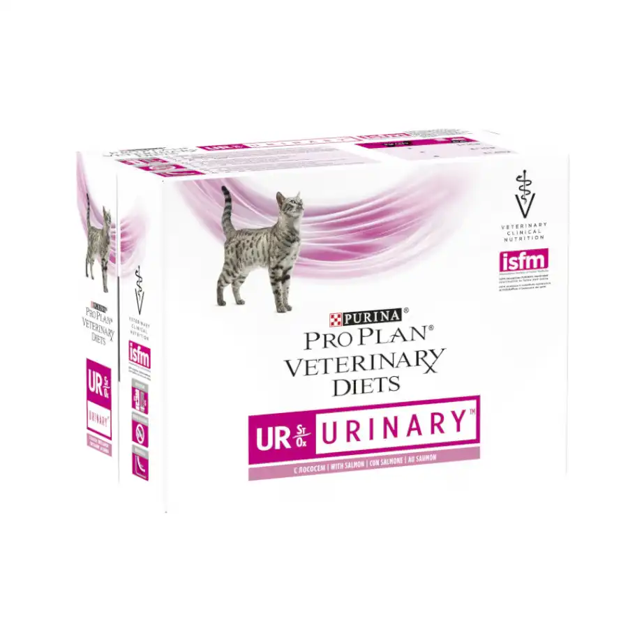 Purina Pro Plan Veterinary Diets Feline UR Salmón  x 85 g - Pro Plan - Comparador de precios