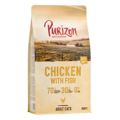 Purizon Adult con pollo y pescado para gatos, sin cereales - 400 g - Purizon - Comparador de precios