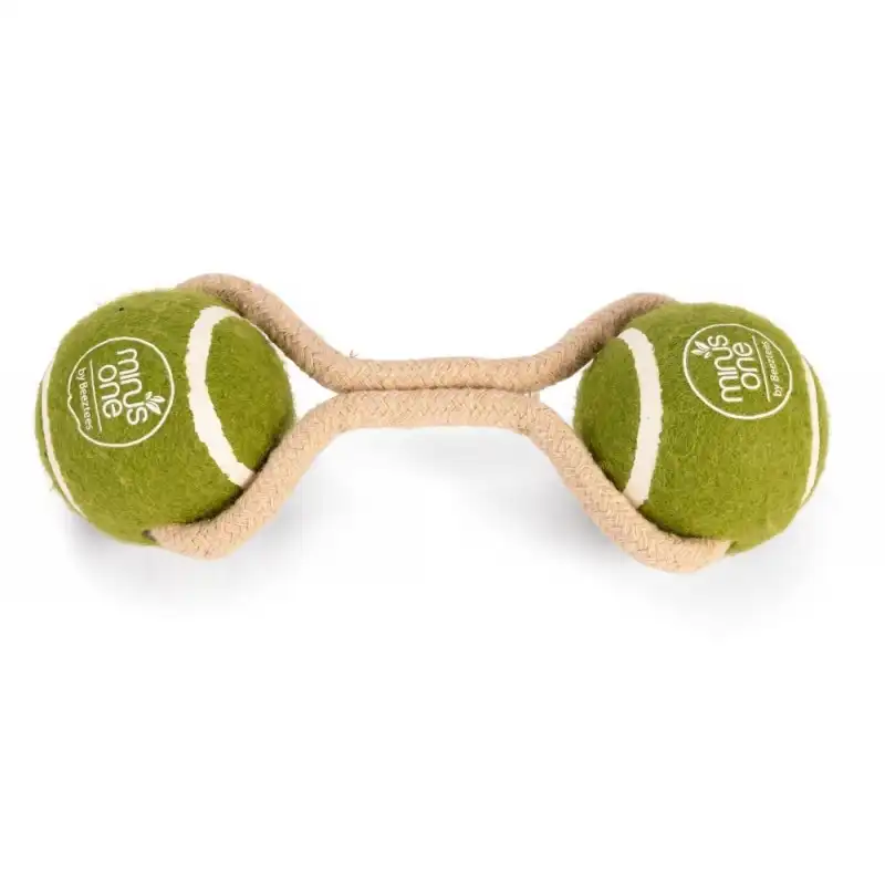 s eco Beeztees Dog  Dos Pelotas Con Cuerda 1 Unidad. - Beeztees - Comparador de precios