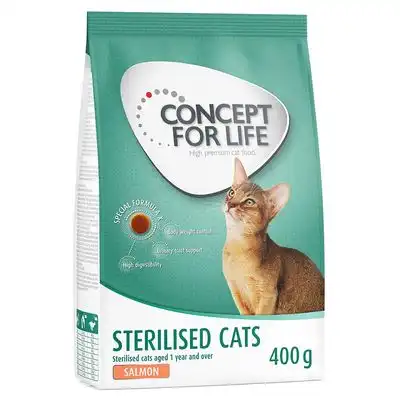 Concept for Life Sterilised Cats salmón - 400 g - Concept for Life - Comparador de precios