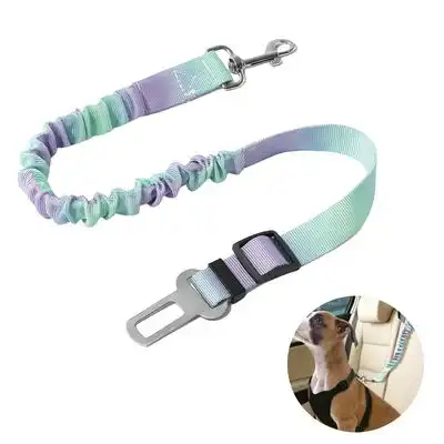 FurryFusion Arnés de seguridad para perros Furry Fusion Gradient para coche - degradado verde-púrpura - Furry Fusion - Comparador de precios