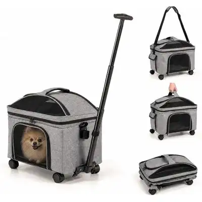 GIANTEX Transportín para Mascotas con Ruedas, Carga 15 kg - 1 Bolso para mascotas - Giantex - Comparador de precios