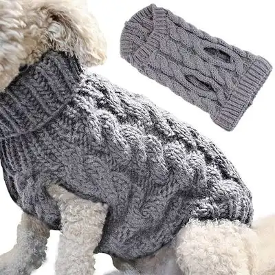 IntiMeg Abrigo de lana tejido para perros - Contorno de pecho: 30 cm. Largo de espalda: 31 cm. - IntiMeg - Comparador de precios