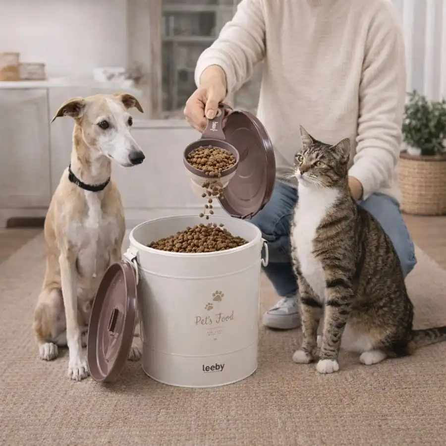 Leeby Cuchara Medidora Plegable Marrón para perros y gatos - 237 ml - Leeby - Comparador de precios