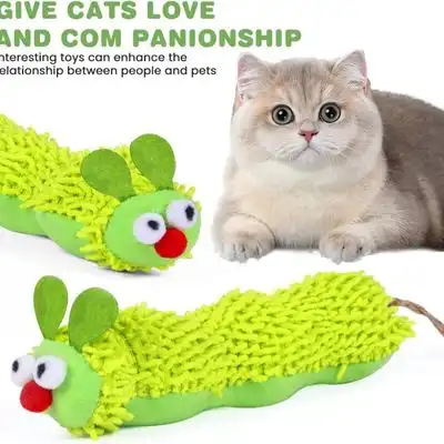 MCBOSON Juego de 2 juguetes peluche suaves chenilla (aroma hierba gatera) - 1 artículo - Mcboson - Comparador de precios