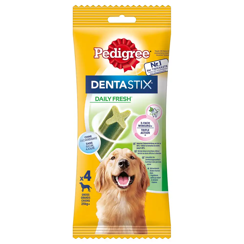 Pedigree Dentastix Fresh frescor diario - Perros grandes - 4 unidades