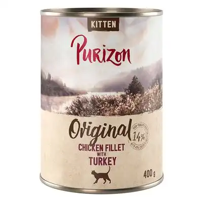 Purizon Kitten 400 g - sin cereales - Filete de pollo con pavo (6 x 400 g) - Purizon - Comparador de precios